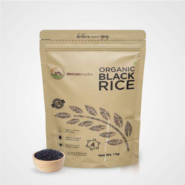 Organic Black Rice, anti-oxident rich